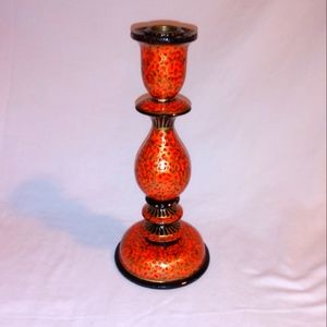 India Kashmir  Paper Mache Candlestick